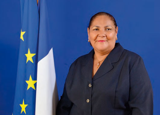 Aline Hanson, Présidente de la Collectivité de Saint-Martin