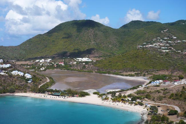 The salt pond in Friar’s Bay