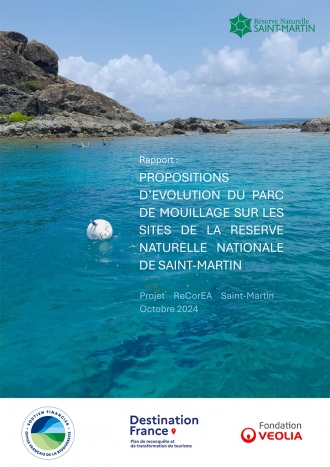 Propositions d'évolution du parc de mouillage sur les sites de la RNN Saint-Martin